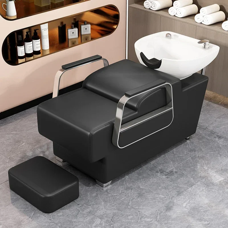 

Hair Spa Water Head Spa Shampoo Chairs Luxury Simplicity Haircutting Beauty Shampoo Chairs Stool Modern Furniture Sillas Lsxtc