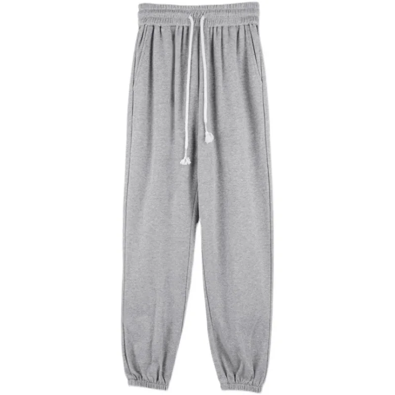 Pantalon de sport à taille haute pour femmes, pantalon décontracté, printemps, automne, hiver, patchwork, pantalon long, style street