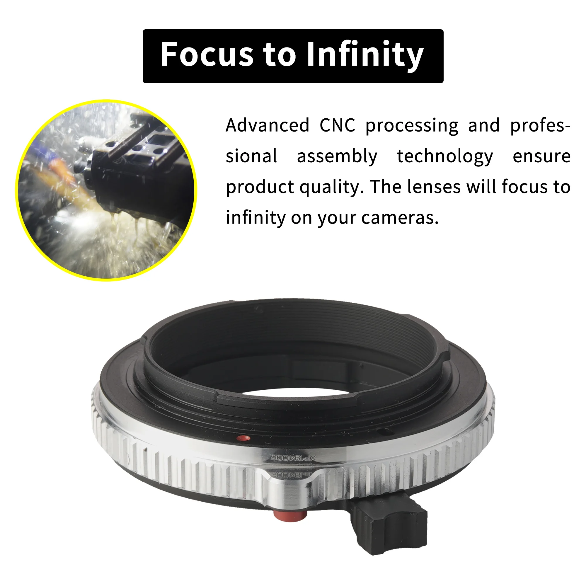 XPIMAGE M to DL Lens Mount Adapter Ring Compatible with Leica M Lenses for DJI Ronin 4D X9 Inspire X7 DL Cinema Cameras