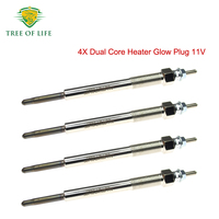 4X Glow Plugs 11V For HYUNDAI Matrix FX Getz TB Accent III MC 1.5 CRDi KIA Cerato LD Rio II JB 1.5 CRDi 2001-2011 367102A100