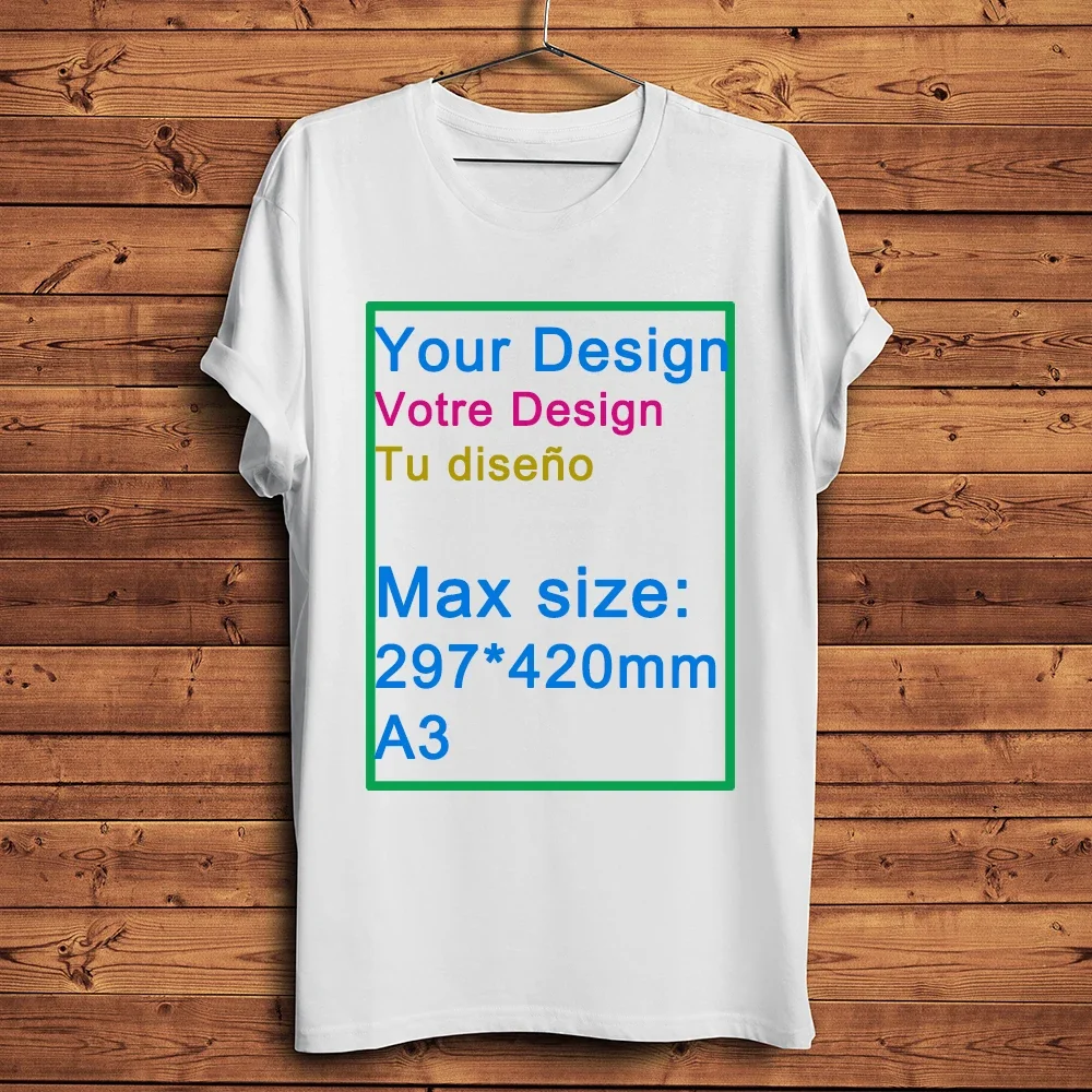 Funny Customized TShirt,print Your Design, Logo ,photo ,qrcode ,AD,QR Code ,Casual Tee,Unisex ,Streetwear ,custom Made T Shirt