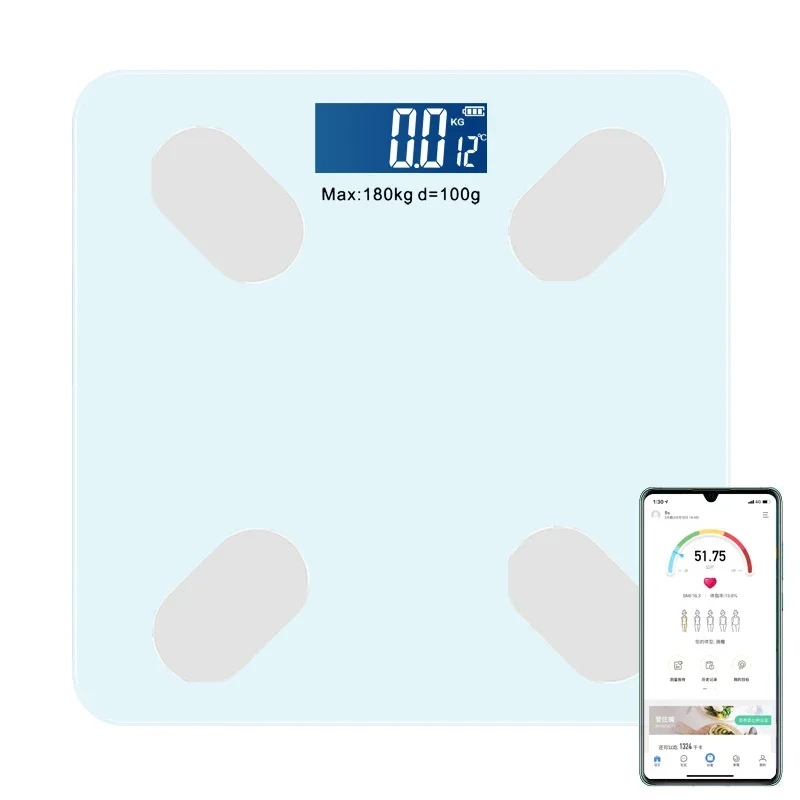 Hot Sales 180kg Smart Personal Digital Weight Scales High Accurate Body  Scales with Bmi