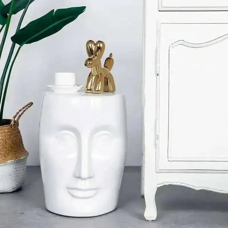 

Coffee Tables Home Nordic Furniture Creative Ceramic Sofa Side Table Casual Decoration Designer Corner Table Bedroom Nightstand