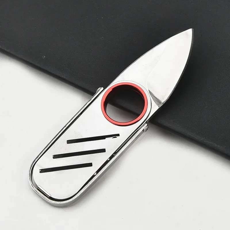 Mini Edelstahl EDC Schlüsselanhänger-Werkzeug, Tragbarer Multifunktions-Kartonöffner für Paketöffnung, Tägliche Nutzung & Haushalt – Detail 4