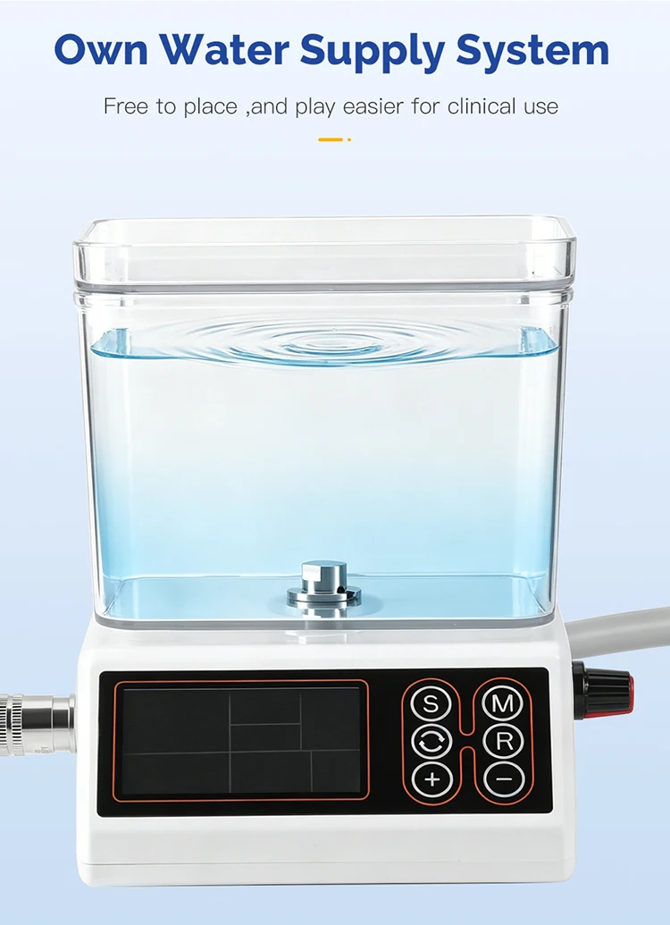 AZDENT Dental LED Bürstenloser Elektrischer Mikromotor mit Wassertank und Interner Sprühfunktion, 4 Löcher, passend für 1:1/1:5/16:1 Handstücke, Zahnarztwerkzeug – Detail 2