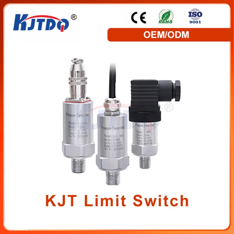 KJT 4-20 mA G1/2 0-10 bar Pressure Transducer Transmitter High Precision Small Pressure Sensor Switch