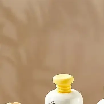 100ml Cooking Oil Jar Glass Bottle Press Type Seasoning Storage Bottle Spice Metered Oil Control Bottle