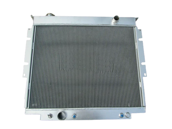 4 ROW Aluminum Radiator For Ford F250 F350 F59 F150 F Super Duty V8 Diesel 6.9L 7.3L 1983-1994 AT/MT XLT XL XLS 1993 1992 1991