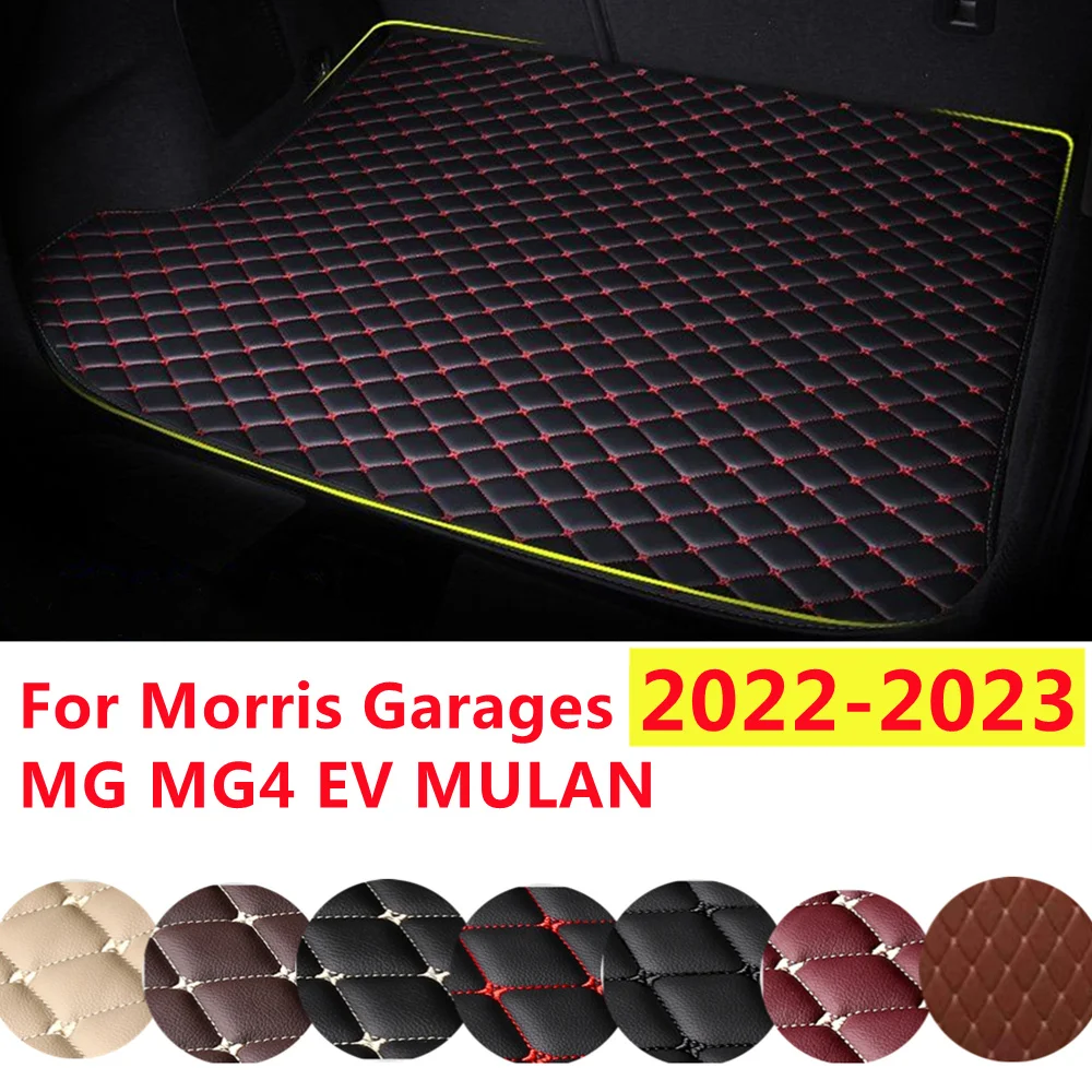 YJ XPE Leather Custom Fit For Morris Garages MG MG4 EV MULAN EH32 AUTO Accessories Car Trunk Mat Rear Cargo Liner Cover Carpet