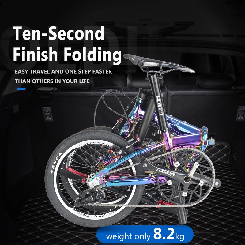 Hot Selling Adult Folding Bicycle 16 Inch Long Journey Bicycle Adjustable Outdoor Bicycles aluminum Fold Bike