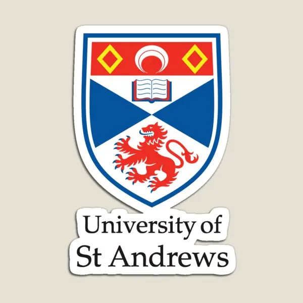 University Of St Andrews  Magnet Baby Magnetic Holder  Home Colorful Decor Toy Stickers Kids for Fridge Organizer Cute