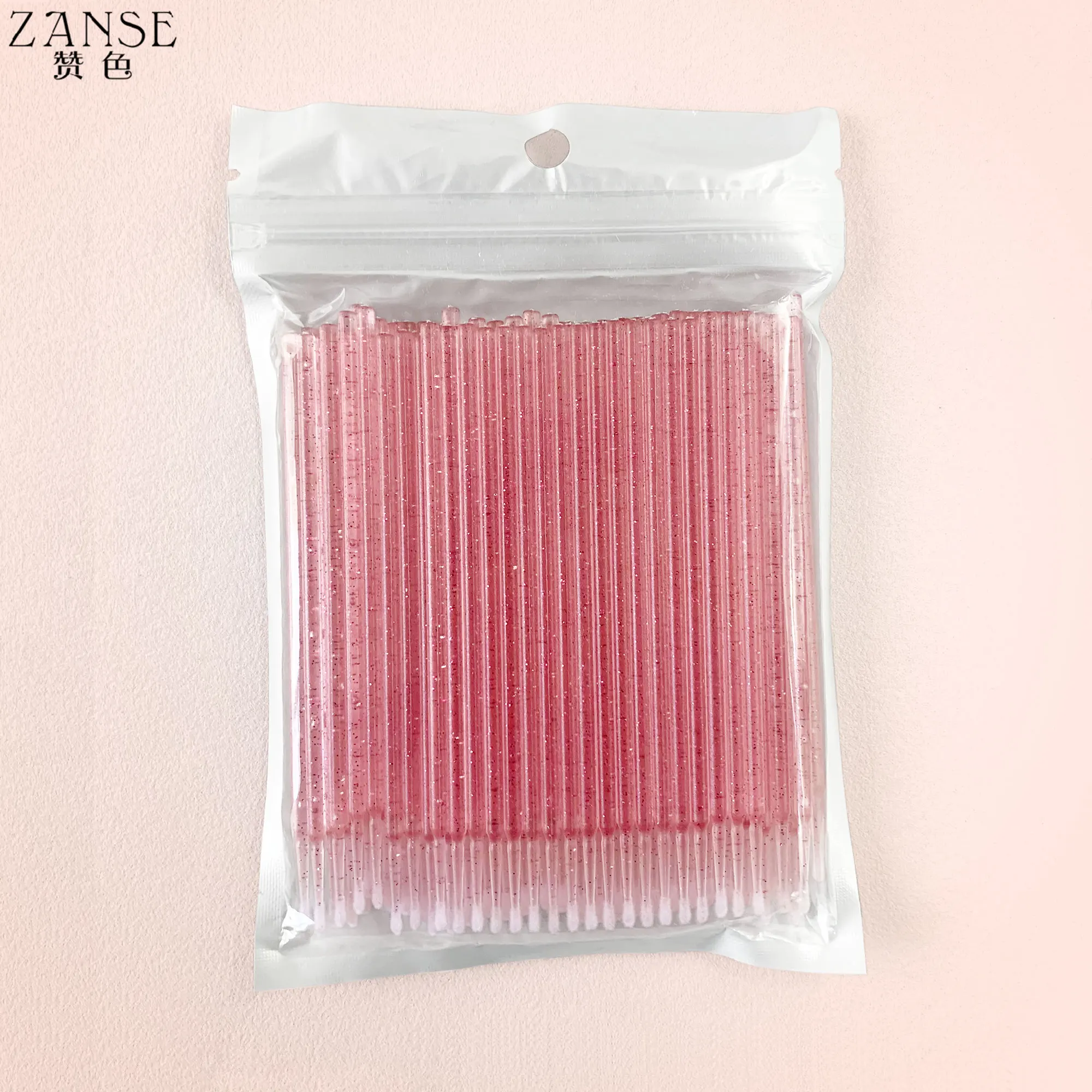 ZANSE Disposable MicroBrush Eyelashes Extension Individual Lash Removing Swab Crystal Micro Brush For Eyelash Extension Tools