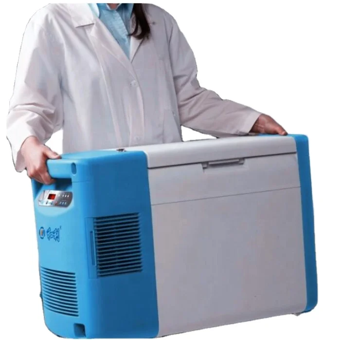 new style 12v portable car refrigerator 25L mini medical cooler -60degree