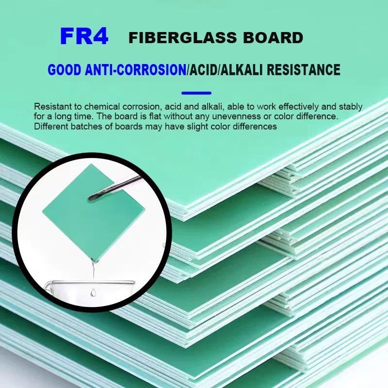 Thickness 0.5mm-30mm FR4 Fiberglass Sheet Green G10 Insulating Plate 3240 Epoxy Resin Board Glass Fibre Gasket 3D CNC Print