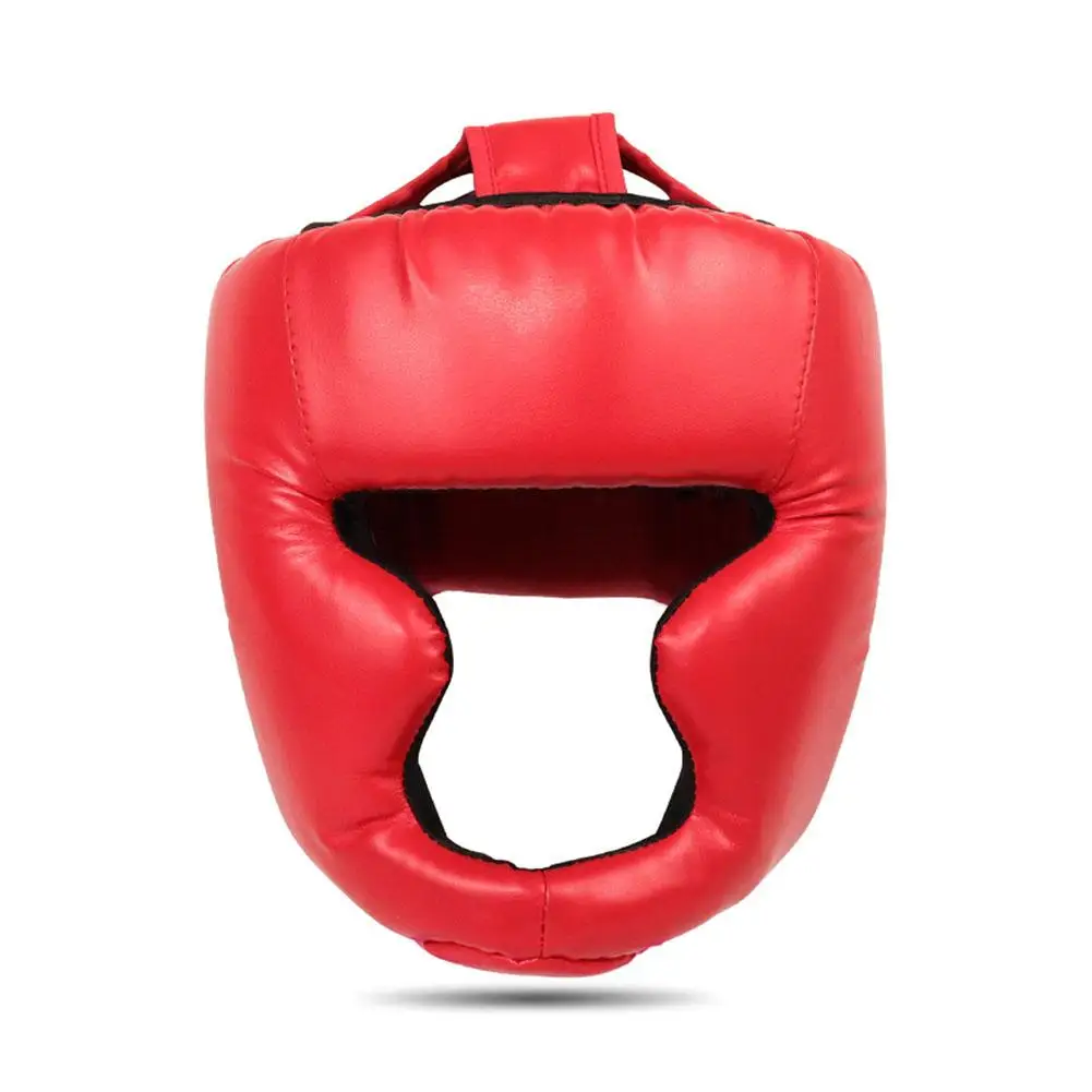 Boxing Headgear For Children Adults,pu Karate Muay Thai Guantes De Boxeo Free Fight Mma Sanda Training Boxing Safety Helmen Q3w8 image 4