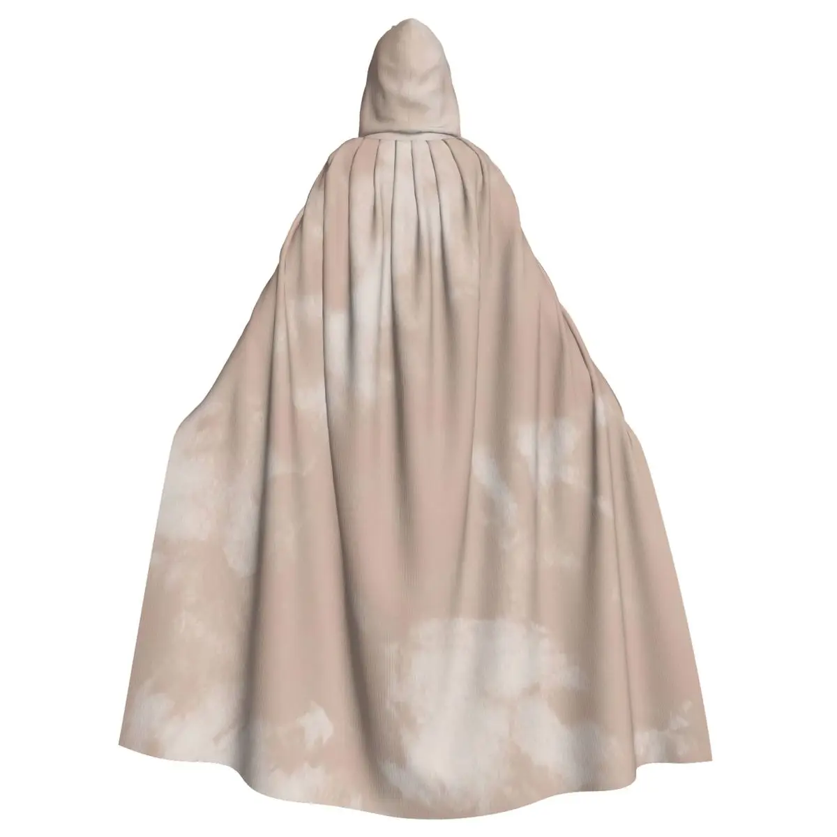ラテクリーム付きロングフード付きマント魔女中世衣装コスプレケープハロウィンヴァンパイア大人ユニセックス