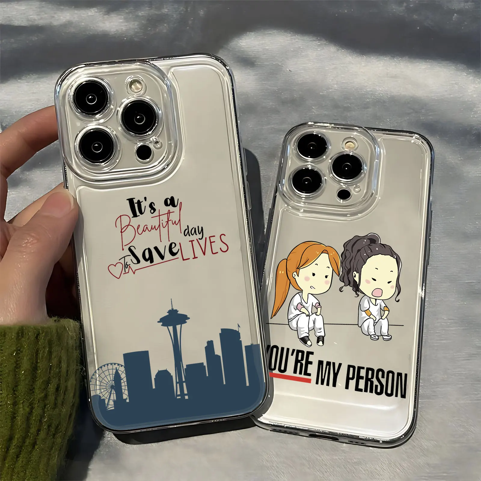 Greys Anatomy Doctor Clear Case For Samsung A73 A72 A71 A55 A52 A51 A50 A35 A33 A32 A31 A30 A24 A23 A22 A13 A12 A05 5G Cover