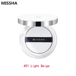 Missha mマジッククッション完璧な #21エア長持ち保湿BBクリームコリコントロール韓国化粧品