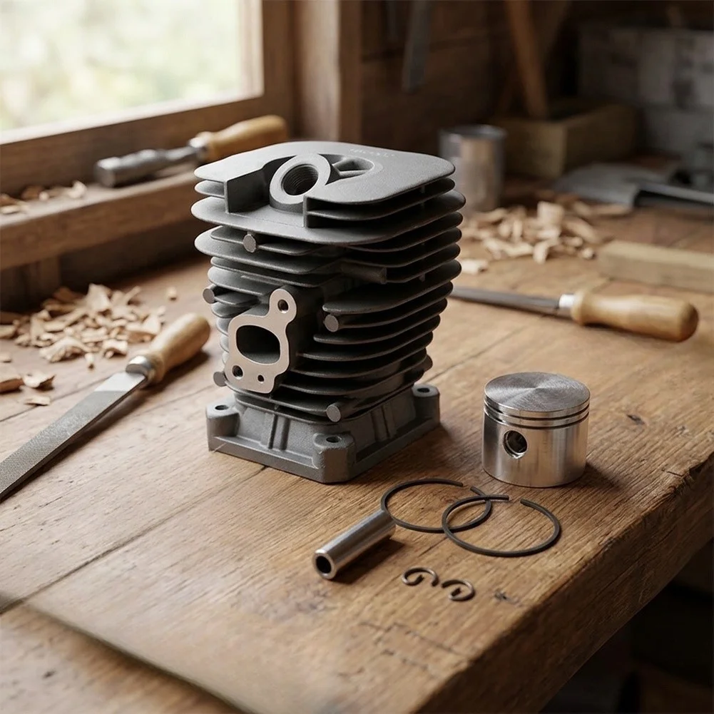 For Chainsaw Engine Repair Engine Cylinder Set Replacement Cylinder Unit Complete Cylinder Assembly Kit Power Tool Part