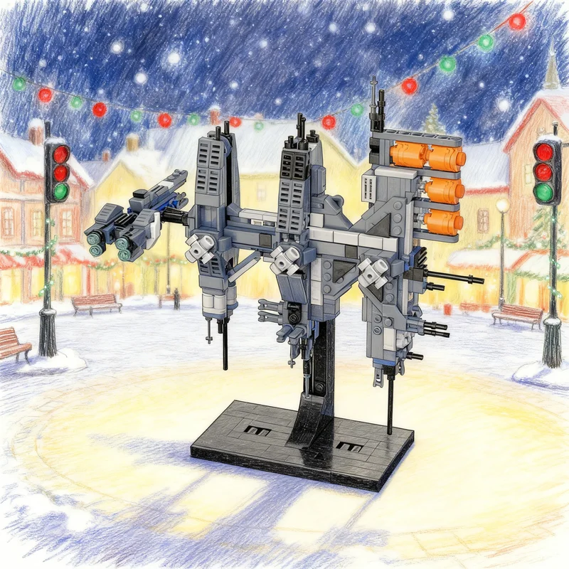 

626pcs MOC Anchor 9 Space Model Building Blocks Creative DIY Gift Display Decor Assemble Premium Adult Kids Desk Home Toy Idea
