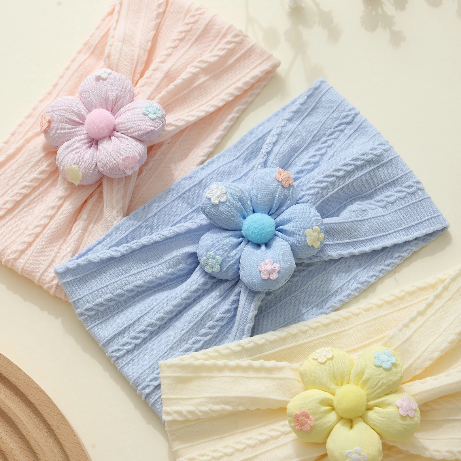 

Cute Flower Nylon Headband Baby Girls Lovely Headbands Small Flower Little Kid Infant Headband Children Hair Accessories Toddler