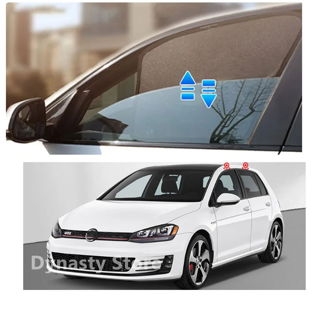 

Suitable for VW Golf MK7 MK7.5 MK8 Magnetic Window Sunshade Front Windscreen Rear Side Curtain Sunshade