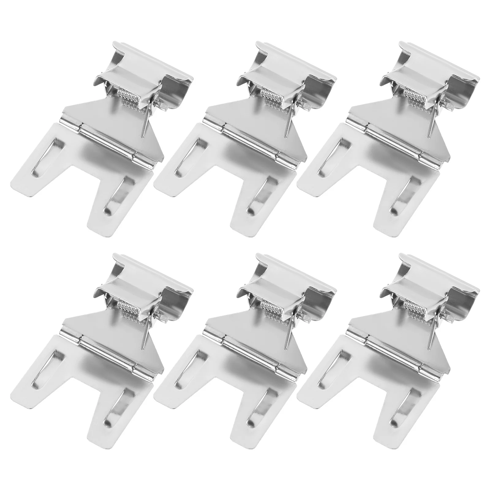 

6pcs Price Tag Clips Iron Plated Label Holder For Supermarket Shop Display Chalkboard Sign Stand Multi-Functional Clamps