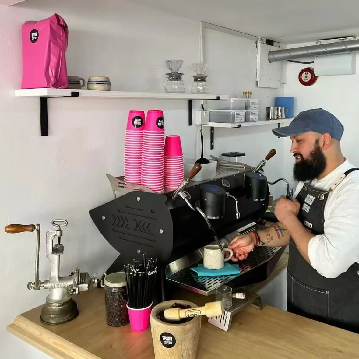 ماكينة صنع القهوة الأكثر مبيعًا كافتيرا أدوات باريستا الفورية ماكينة صنع قهوة اسبريسو الذكية #2