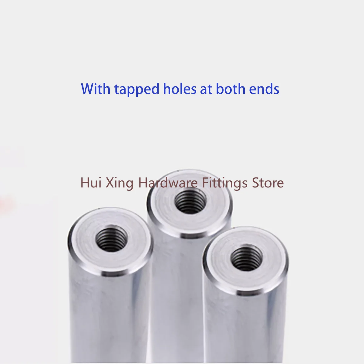 Custom Hard Chrome Plated Guide Shaft/Linear Smooth Shaft with Both Ends Internal Thread Custom Machining