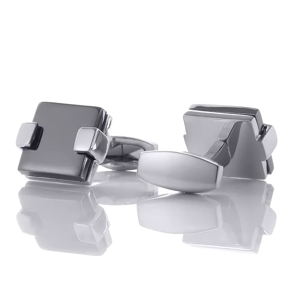 Boutons de manchette pour hommes, en or, en cuivre, pour chemise à poignets français, boutons de manchette pour costume, bijoux