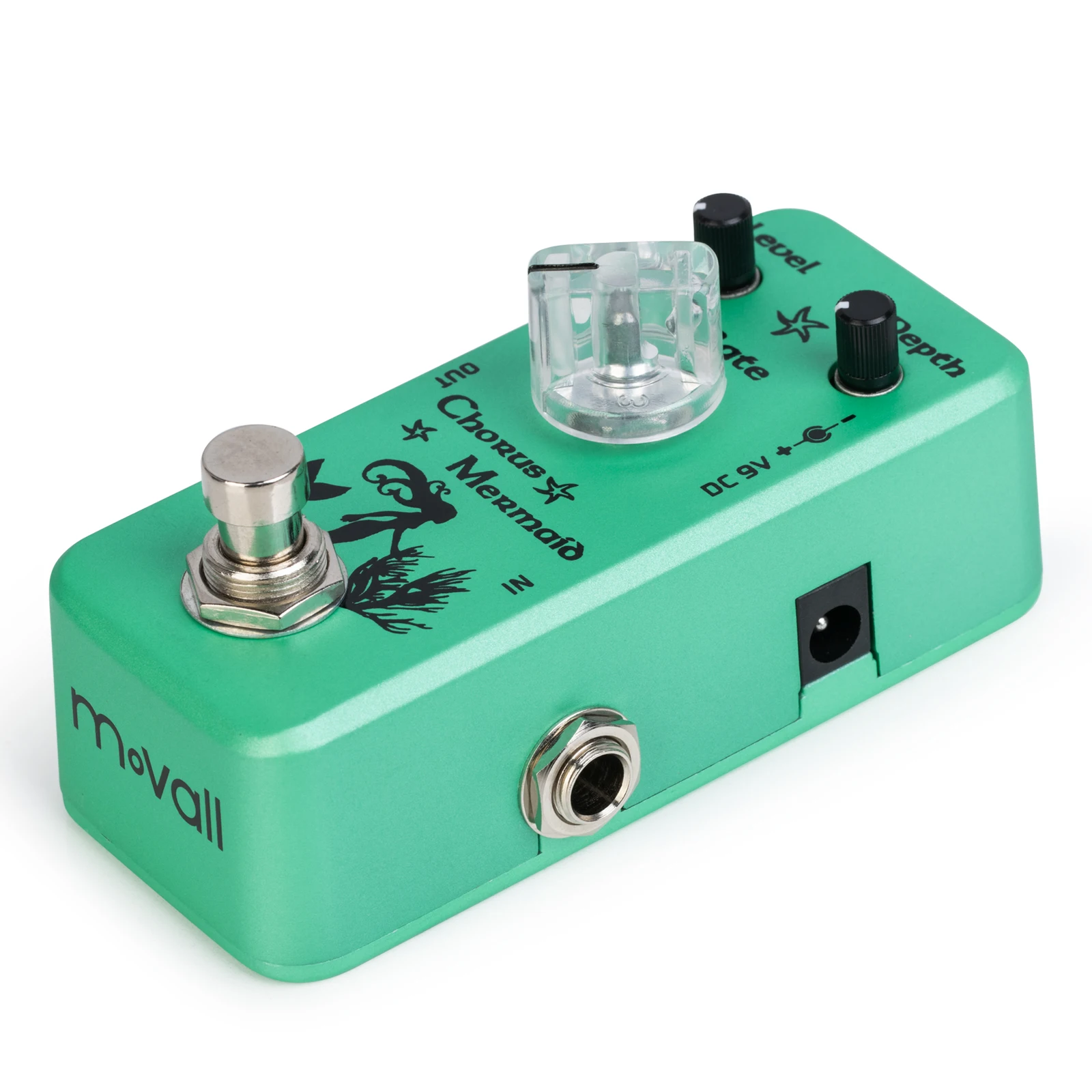 Movall MP-309 Chorus Mermaid Guitar Effect Pedal Mini Analogue Chorus Pedal True Bypass Electric Guitar Parts & Accessories