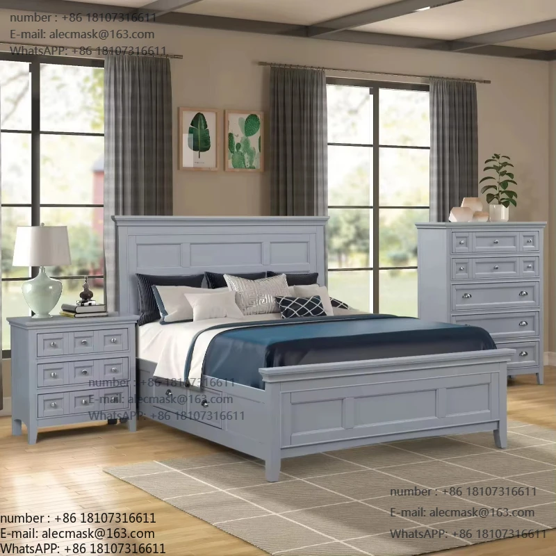 

Modern Classic Luxury Bedroom Suite Series King Size for Home Hotel Simple Style Bedroom Furniture