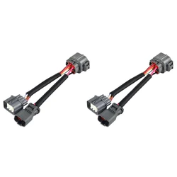 2X Obd1 To Obd2 10-Pin Distributor Adapter Jumper Harness For Honda Civic Acura