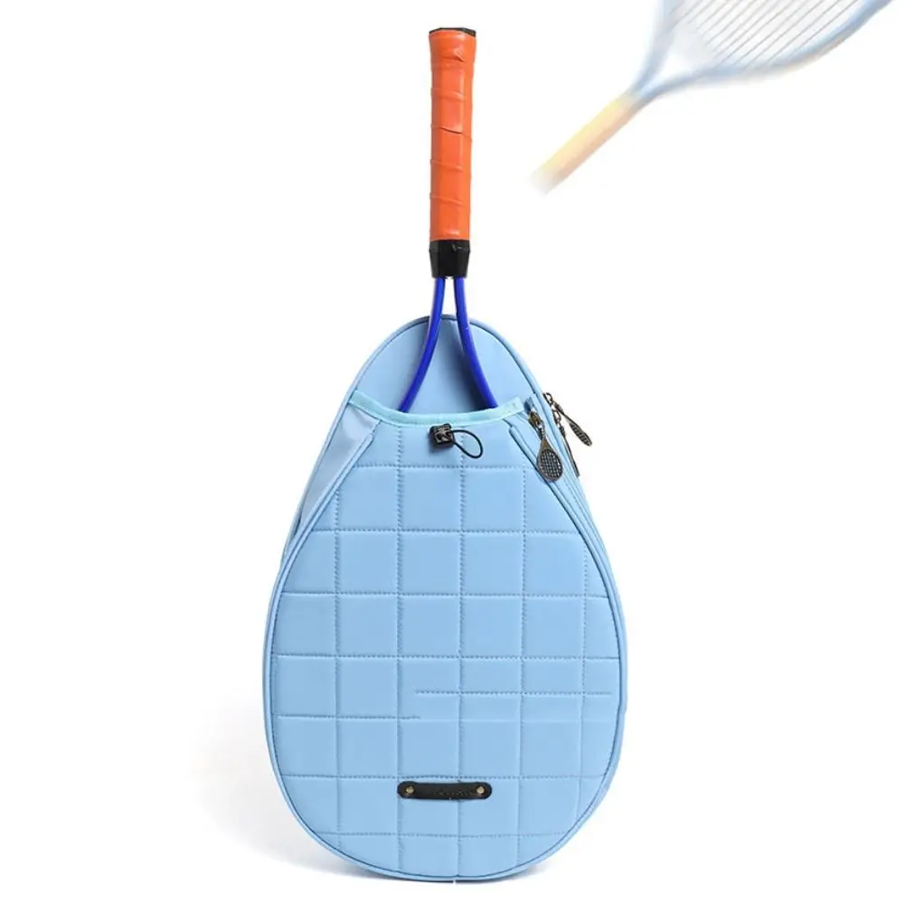 Large Capacity Tennis Crossbody Backpack Zipper Closure Adjustable Strap Lightweight Sling Bag Professional Organizer