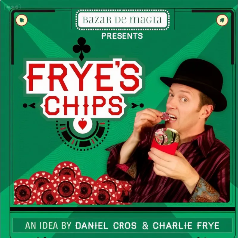 Frye's Magic Chips - Close-Up Illusion Set with Online Instructions | Street Comedy Tricks & Fun Magic Games for Beginners