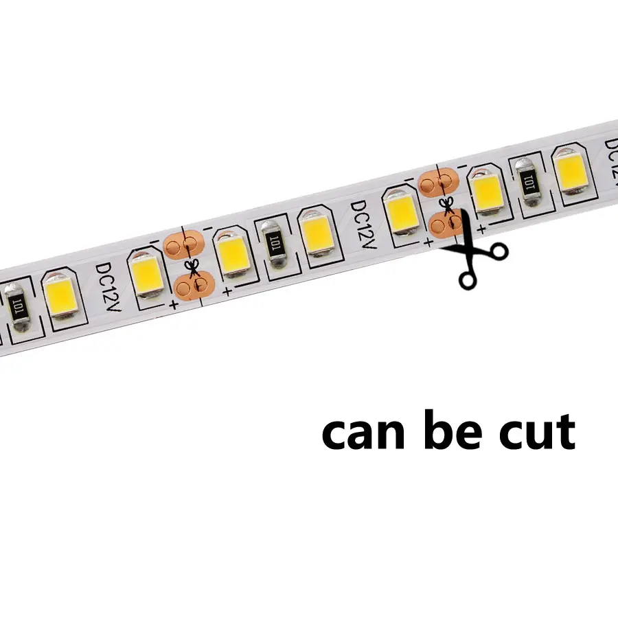 DC 12V LED Strip Light Lamp SMD 5730 White Warm White 6000K LEDStrip Tape 1M- 5M Waterproof Tape Light Led Strips Home Decor