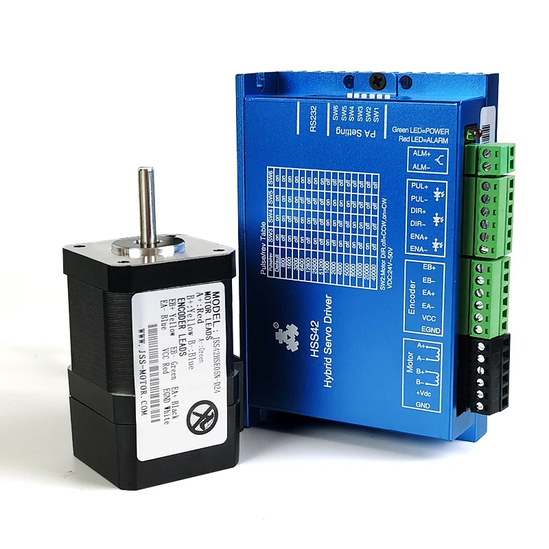 

Nema 17 Энкодер шагового двигателя с замкнутым контуром Nema17 Шаговый корпус 42 мм 0,55 Нм 2 фазы 1,8 градуса 1,5 А для промышленности 3D-принтеров