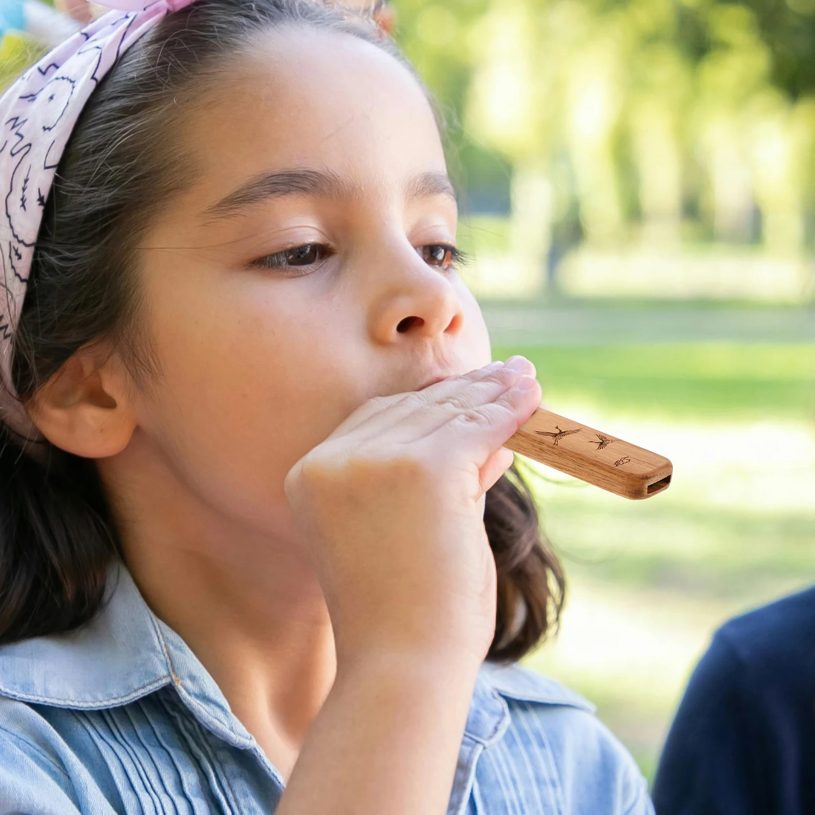

Wood Kazoo Black Walnut Crafted Musical Instrument Easy to Learn Portable Durable Perfect for Festivals Parties Beginners and