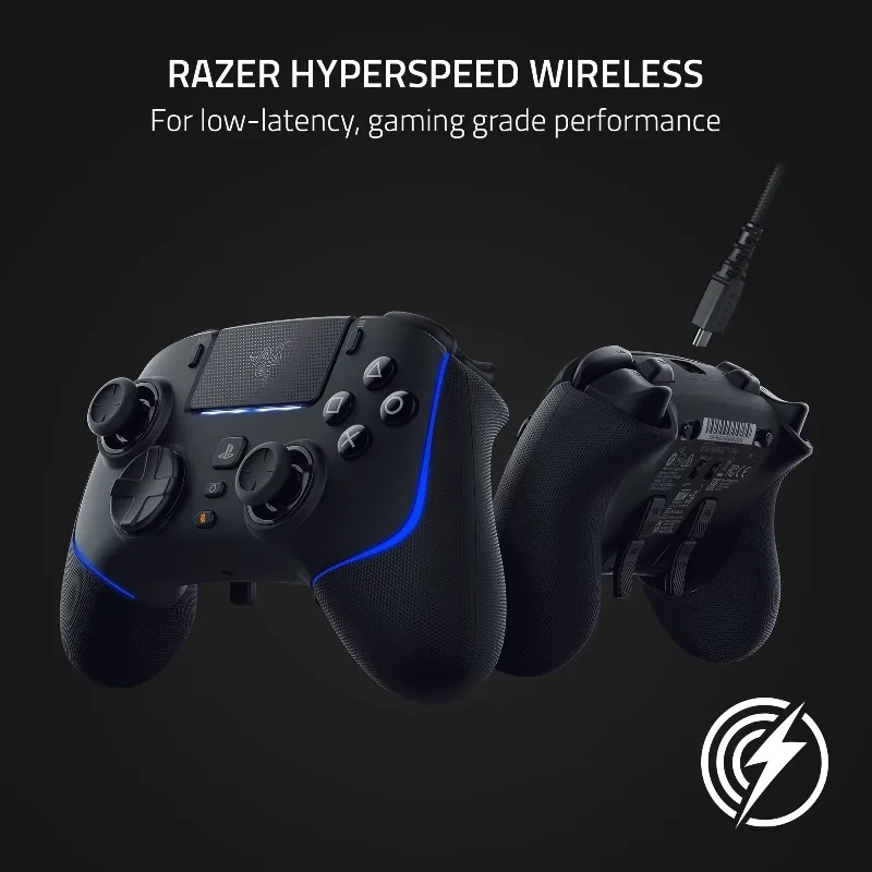 Razer Wolverine V2 Professional Wireless Game Controller for PlayStation 5/PS5 PC Ultra High Speed Wireless Mechanical Tactile