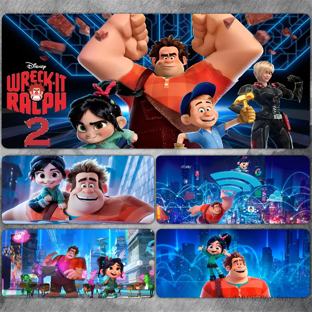 MINISO Disney R-Ralph Breaks The Internet Mousepad Large Keyboard Desk Mat Gaming Mouse Pad LockEdge Non-slip Mat