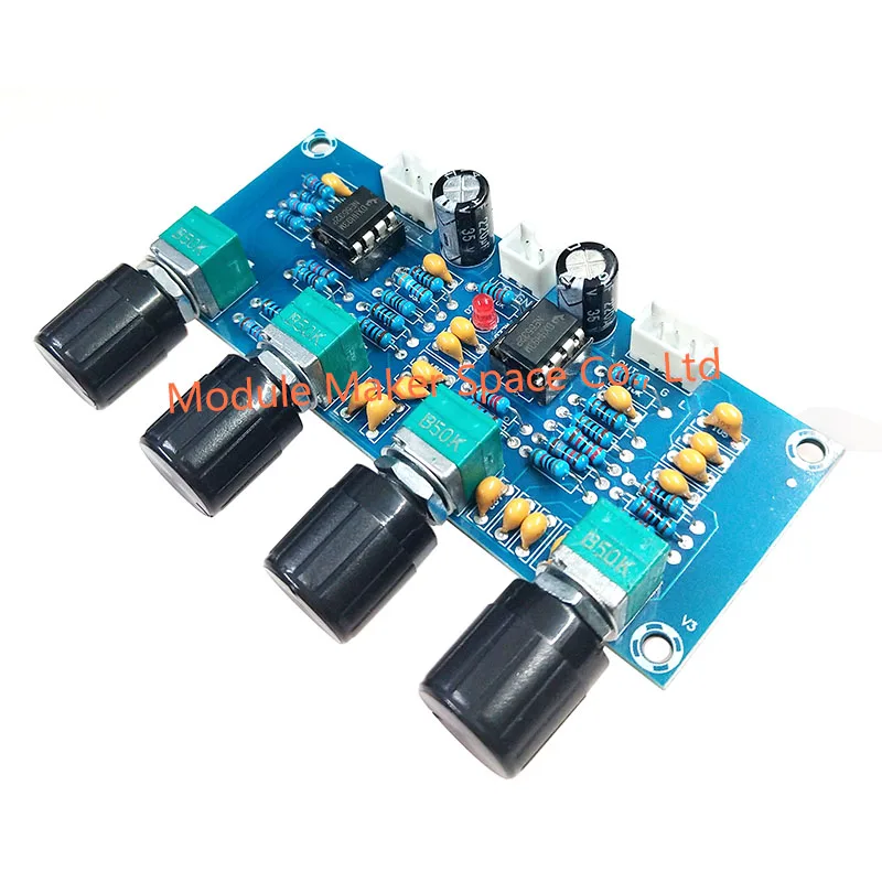 XH-A901 NE5532 Preamp Tone Control Board - Bass/Treble/Volume Adjustment, Hi-Fi Audio Preamplifier Module for Amplifier