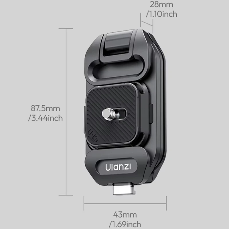 -A26M Ulanzi UKA07 Uka Quick-Release Clip Kit For Camera Compatible With F38 Top Plate For Backpack Backpack Clip