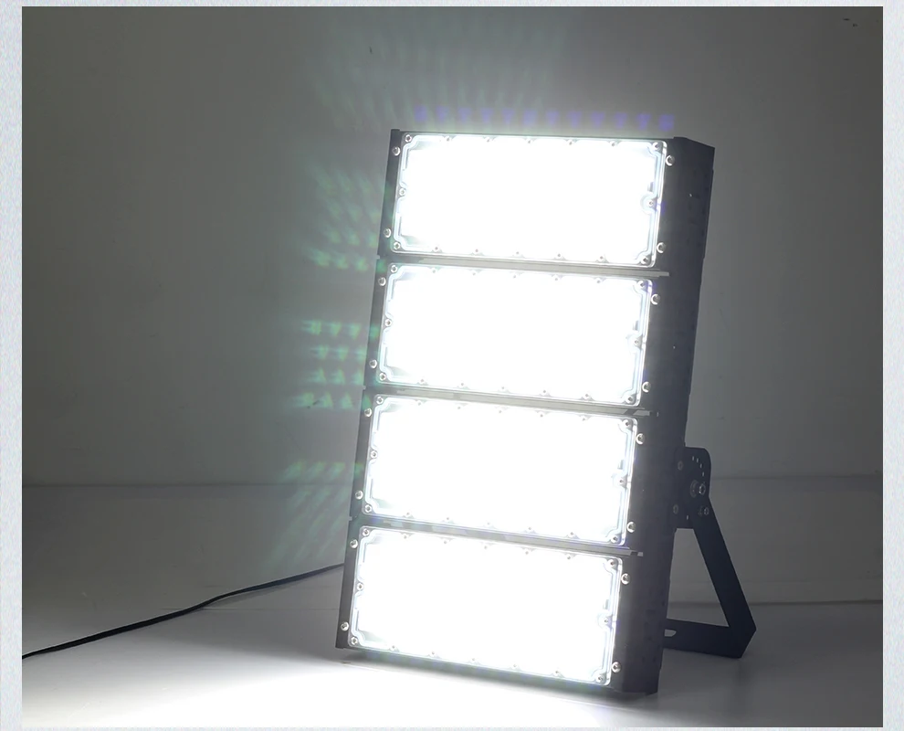 Stadion-LED-Flutlicht AC100-277V 100W 200W 300W 400W 600W 800W 6500K 130M/W SMD2835 für Tunnel- und Verkehrsflächenbeleuchtung – Detail 9