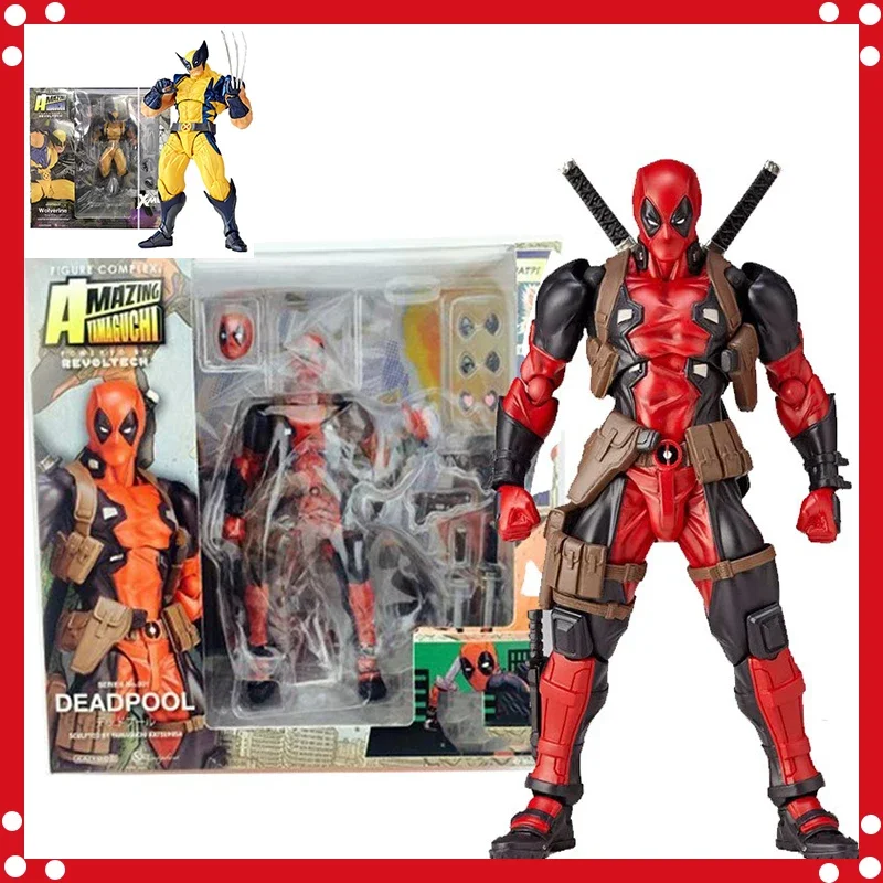 X-men Yamaguchi Deadpool Wolverine Action Figure Variant Movable Joint Dead Pool Statue Model Collectible Ornaments GiftsToys