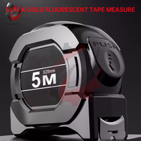 5M 7.5M 10M Fluorescence Tape Measure Self-locking High Precision Measuring Tape Thickened Metric Meter Ruler With Metal Clip