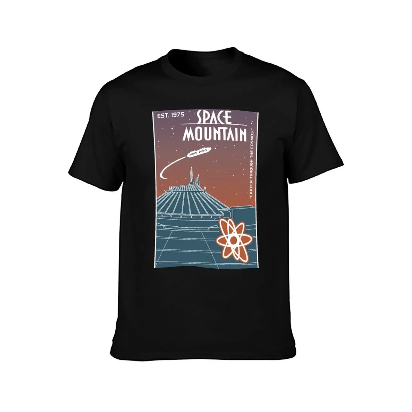 Space Mountain (Nebula) T-Shirt Festive Simple T-Shirt