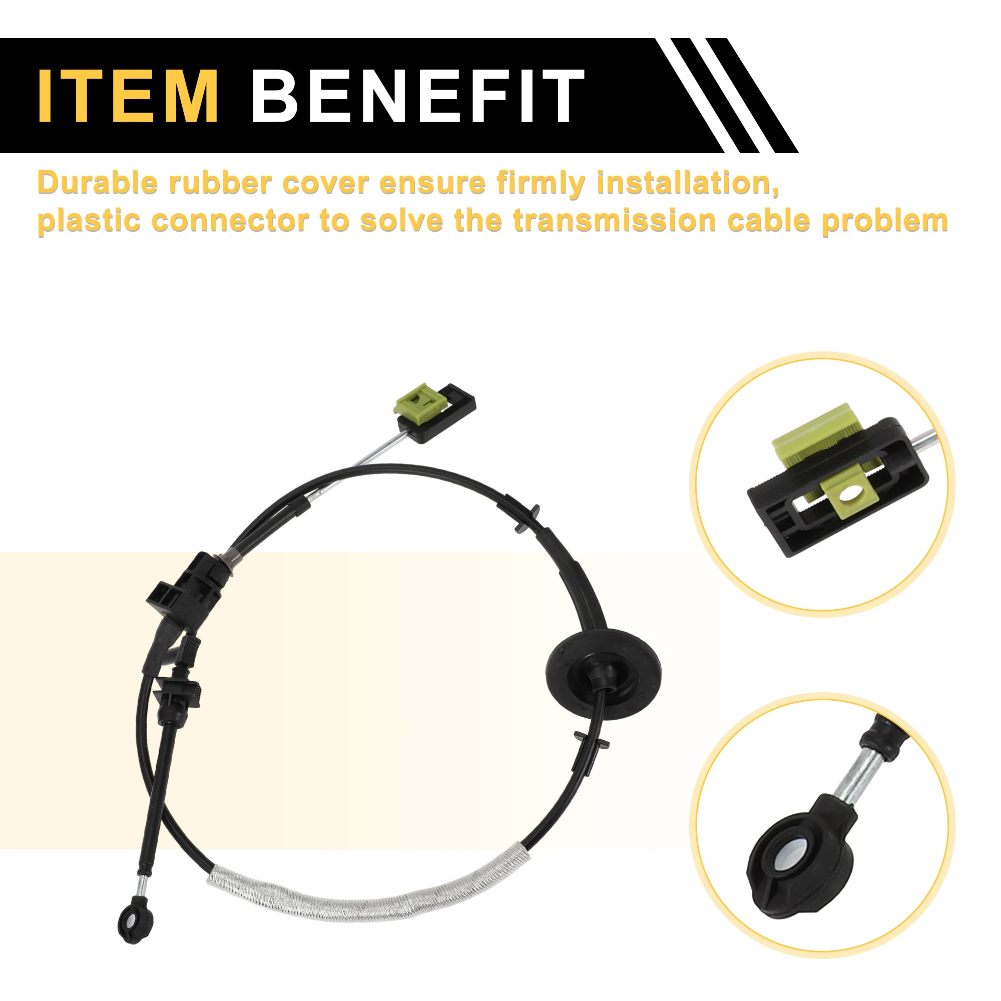 UXCELL Cable de palanca de cambios de transmisión automática para Ford F-150 00-03 para Lincoln Navigator