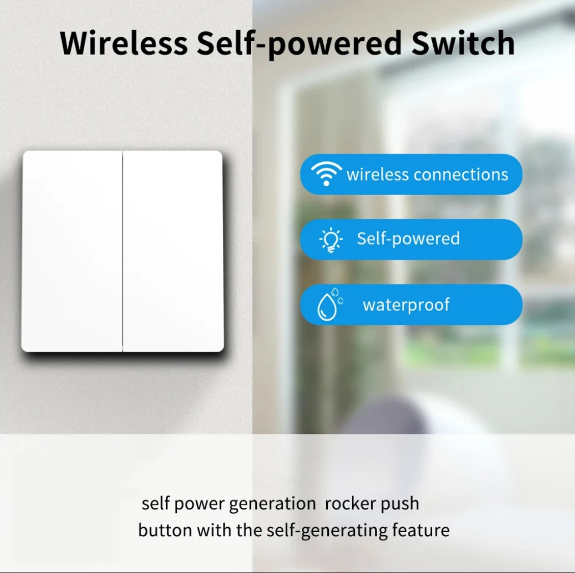 Tuya ZigBee Smart Switch Module with RF 433MHz Self Powered Wireless Switch Remote Control on off Works with Google Home Alexa