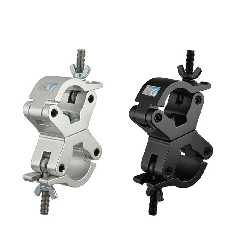 10-Count X-Pro Swivel Pipe Clamp Truss Coupler Load 750kg Fits 2 Inch Tube for Beam lights Led Par Stage Effect Fixture Hook