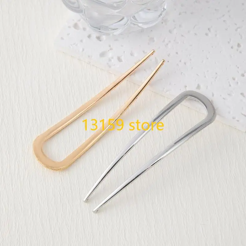 

270A U Shaped Hair Pins For Thick Hair French Twist Pins For Women Girls Metal Hairpieces Elegant Large Hairstyle Accessories